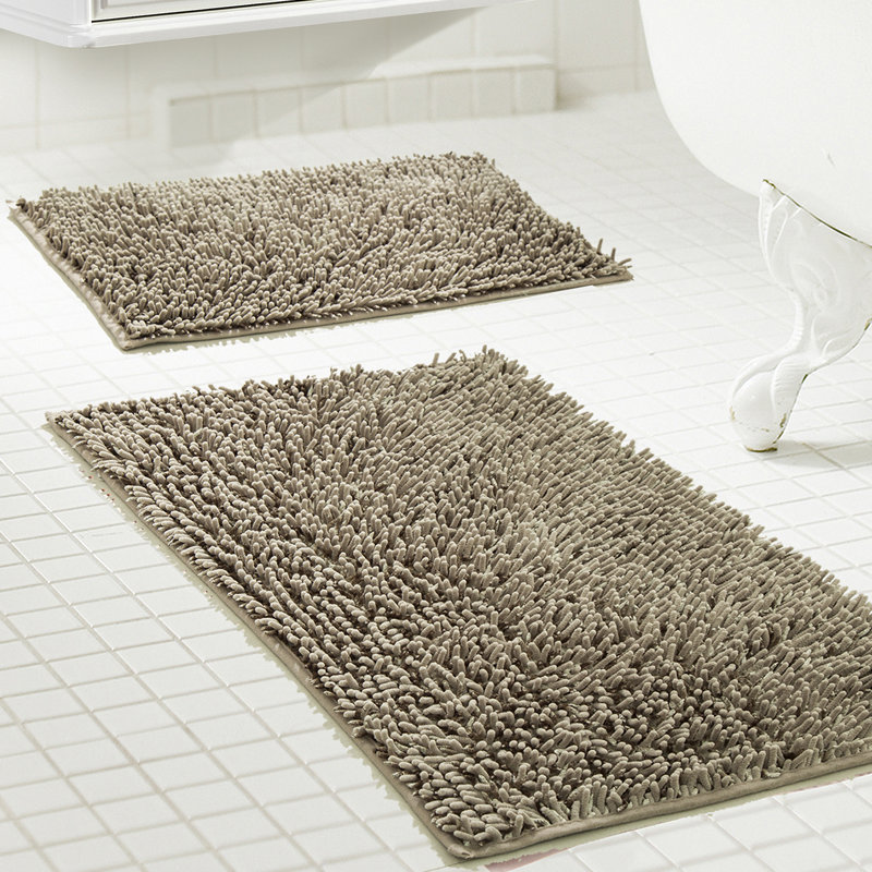 Alwyn Home Kaius Chenille Noodle Bath Rug Wayfair